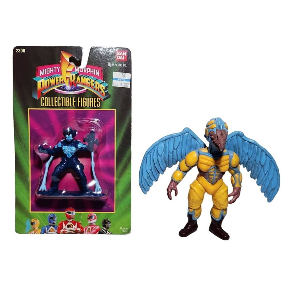 Power Rangers Villains Lot Baboo & Evil Attack Peckster Action Figures Pre-owned